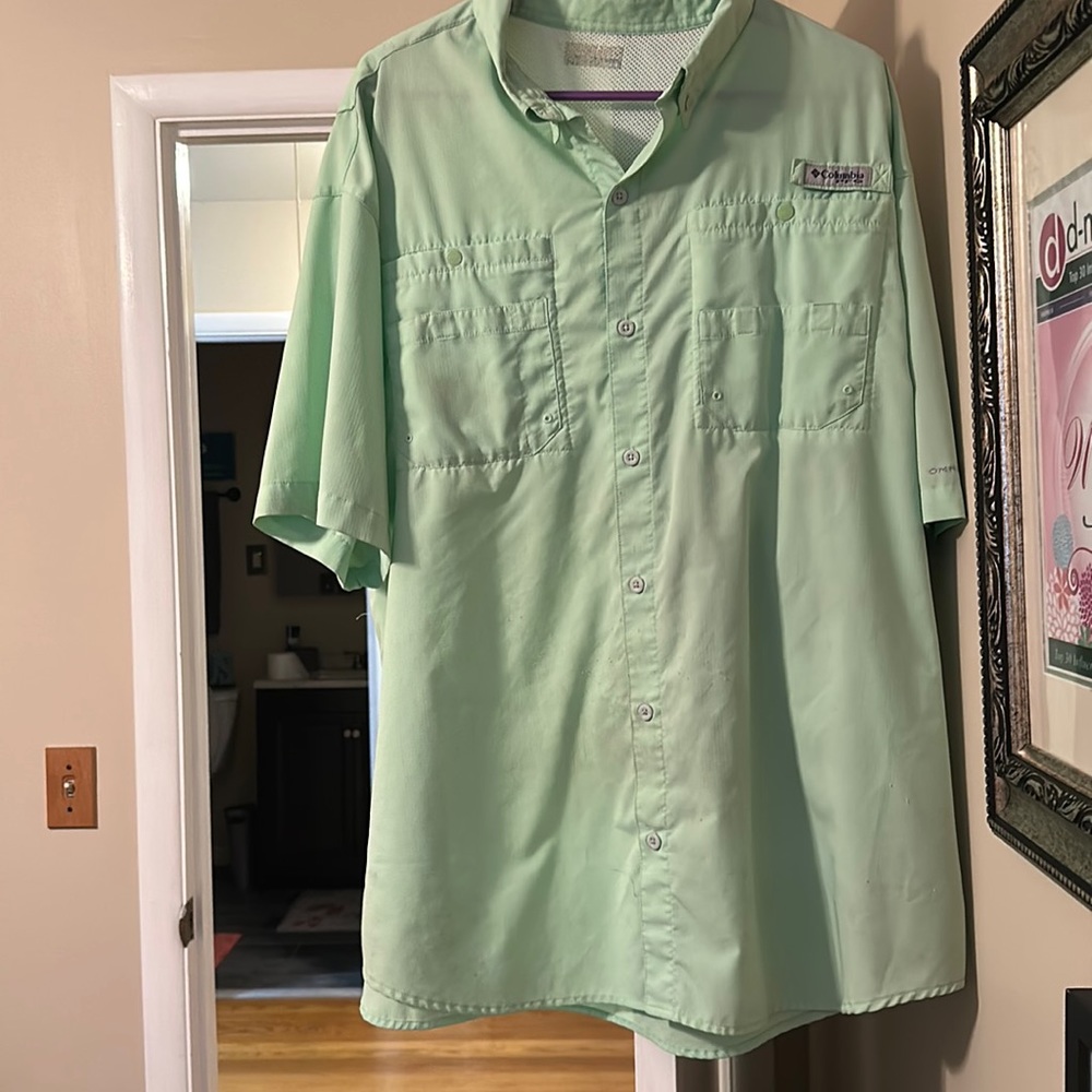 Columbia Fishing Shirt 2XL, dry fit